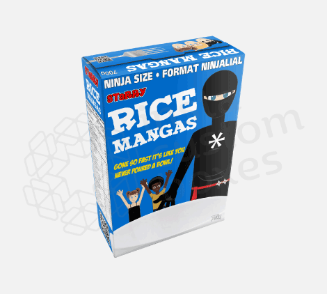 Custom Rice Cereal Boxes