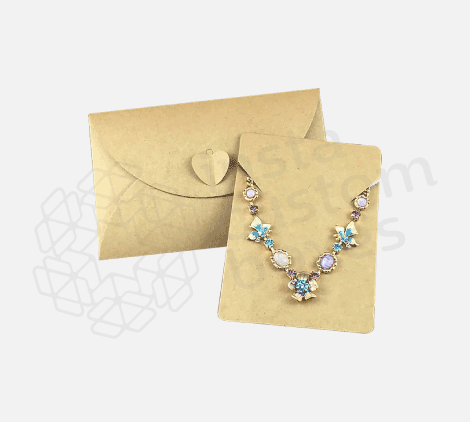 Custom Kraft Necklace Box