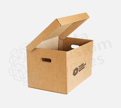 Custom Corrugated Archive Boxes With Logo